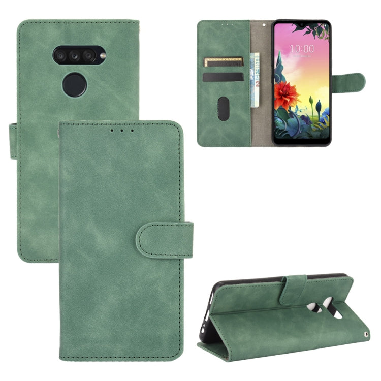 Tinta unita Skin Feel Fibbia magnetica Flip orizzontale Custodia in pelle PU con struttura in vitello con supporto e slot per schede e portafoglio, For LG K41S / K51S, For LG K50S, For LG K51 / Q51, For LG K61 / Q61, For LG Velvet