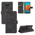Tinta unita Skin Feel Fibbia magnetica Flip orizzontale Custodia in pelle PU con struttura in vitello con supporto e slot per schede e portafoglio, For LG K41S / K51S, For LG K50S, For LG K51 / Q51, For LG K61 / Q61, For LG Velvet