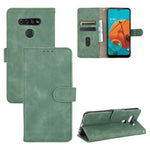 Tinta unita Skin Feel Fibbia magnetica Flip orizzontale Custodia in pelle PU con struttura in vitello con supporto e slot per schede e portafoglio, For LG K41S / K51S, For LG K50S, For LG K51 / Q51, For LG K61 / Q61, For LG Velvet