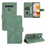 Tinta unita Skin Feel Fibbia magnetica Flip orizzontale Custodia in pelle PU con struttura in vitello con supporto e slot per schede e portafoglio, For LG K41S / K51S, For LG K50S, For LG K51 / Q51, For LG K61 / Q61, For LG Velvet