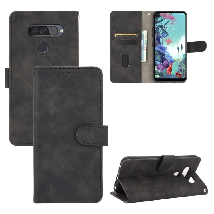 Tinta unita Skin Feel Fibbia magnetica Flip orizzontale Custodia in pelle PU con struttura in vitello con supporto e slot per schede e portafoglio, For LG Q70, For LG Style 3, For LG Stylo 6, For LG V60 ThinQ 5G