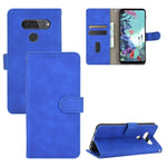 Tinta unita Skin Feel Fibbia magnetica Flip orizzontale Custodia in pelle PU con struttura in vitello con supporto e slot per schede e portafoglio, For LG Q70, For LG Style 3, For LG Stylo 6, For LG V60 ThinQ 5G