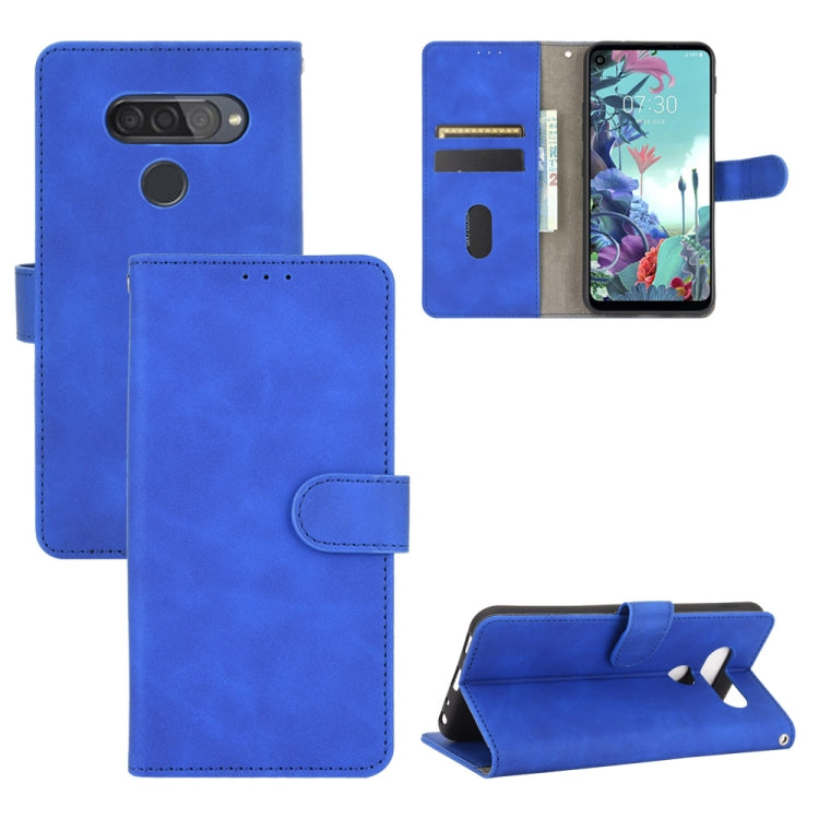 Tinta unita Skin Feel Fibbia magnetica Flip orizzontale Custodia in pelle PU con struttura in vitello con supporto e slot per schede e portafoglio, For LG Q70, For LG Style 3, For LG Stylo 6, For LG V60 ThinQ 5G