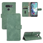 Tinta unita Skin Feel Fibbia magnetica Flip orizzontale Custodia in pelle PU con struttura in vitello con supporto e slot per schede e portafoglio, For LG Q70, For LG Style 3, For LG Stylo 6, For LG V60 ThinQ 5G