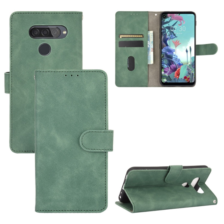 Tinta unita Skin Feel Fibbia magnetica Flip orizzontale Custodia in pelle PU con struttura in vitello con supporto e slot per schede e portafoglio, For LG Q70, For LG Style 3, For LG Stylo 6, For LG V60 ThinQ 5G