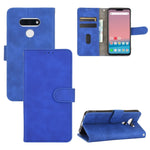 Tinta unita Skin Feel Fibbia magnetica Flip orizzontale Custodia in pelle PU con struttura in vitello con supporto e slot per schede e portafoglio, For LG Q70, For LG Style 3, For LG Stylo 6, For LG V60 ThinQ 5G