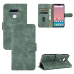 Tinta unita Skin Feel Fibbia magnetica Flip orizzontale Custodia in pelle PU con struttura in vitello con supporto e slot per schede e portafoglio, For LG Q70, For LG Style 3, For LG Stylo 6, For LG V60 ThinQ 5G