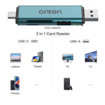 Onten OTN-CR537S 5 in 1 Type-C to USB with Micro SD/TF Card Reader, OTN-CR537S