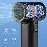 Ventilatore portatile digitale N610 con display e 5 velocità
