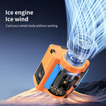 Mini ventilatore portatile con batteria 10000mAh e display