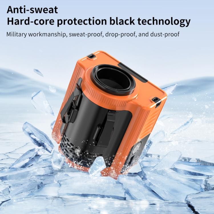 Mini ventilatore portatile con batteria 10000mAh e display