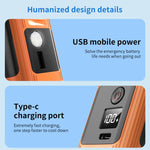 Mini ventilatore portatile con batteria 10000mAh e display