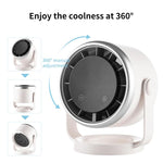 Ventilatore elettrico da tavolo N703 con timer e 6 velocità