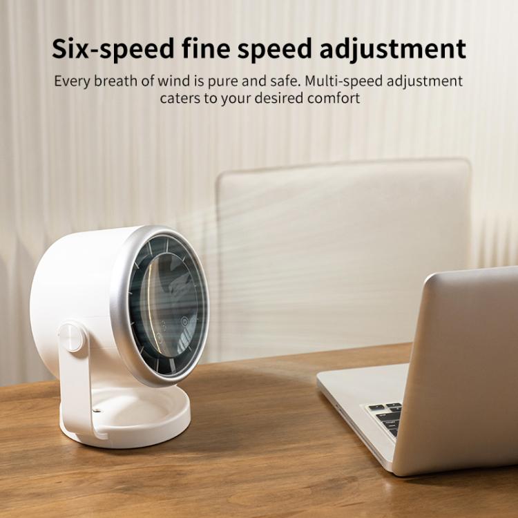 Ventilatore elettrico da tavolo N703 con timer e 6 velocità