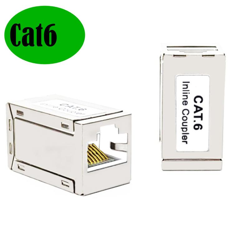 RJ45 Coupler Shielded Ethernet Cable Extender, CAT6, CAT6A