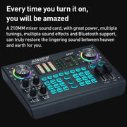 Mixer audio professionale SX97 con Bluetooth e effetti voce