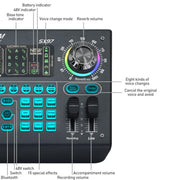 Mixer audio professionale SX97 con Bluetooth e effetti voce