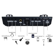 Mixer audio professionale SX97 con Bluetooth e effetti voce