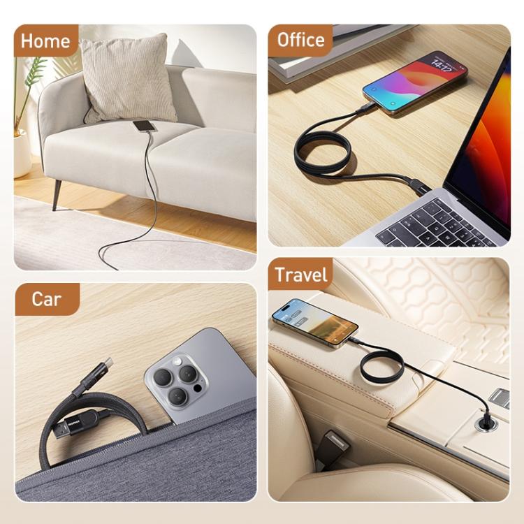 Cavo ricarica magnetico USB-A a USB-C 66W 1 metro