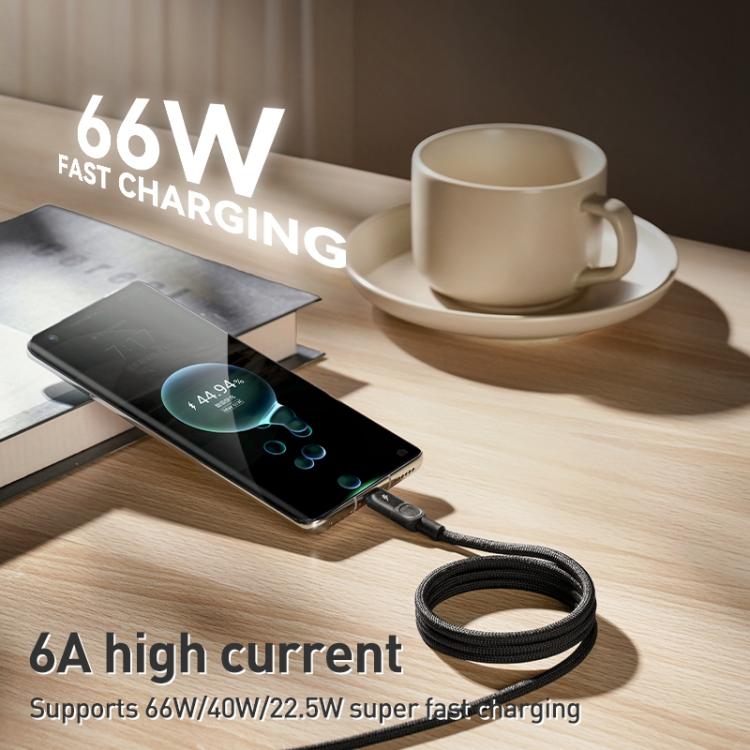 Cavo ricarica magnetico USB-A a USB-C 66W 1 metro