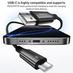Cavo ricarica magnetico USB-A a USB-C 66W 1 metro