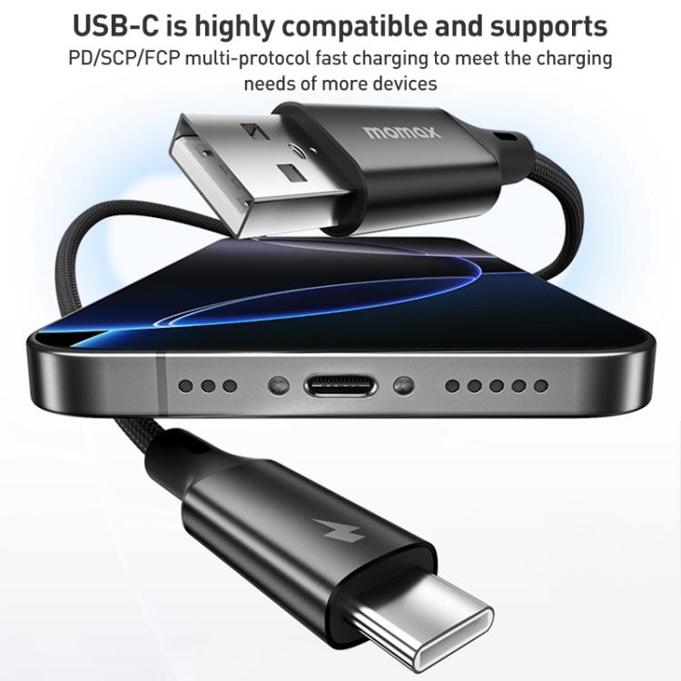 Cavo ricarica magnetico USB-A a USB-C 66W 1 metro