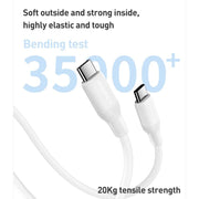 MOMAX DC23 1-Link Flow CC X 60W USB-C / Type-C to USB-C / Type-C Fast Charging Cable, 1.2m