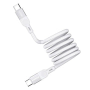 MOMAX DC35 100W USB-C / Type-C to USB-C / Type-C Magnetic Braided Data Cable, 1m