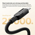 Cavo USB-C magnetico intrecciato 100W 1 metro