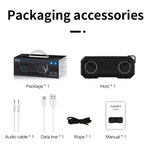 Altoparlante Bluetooth X8 con Subwoofer e Luce IPX7