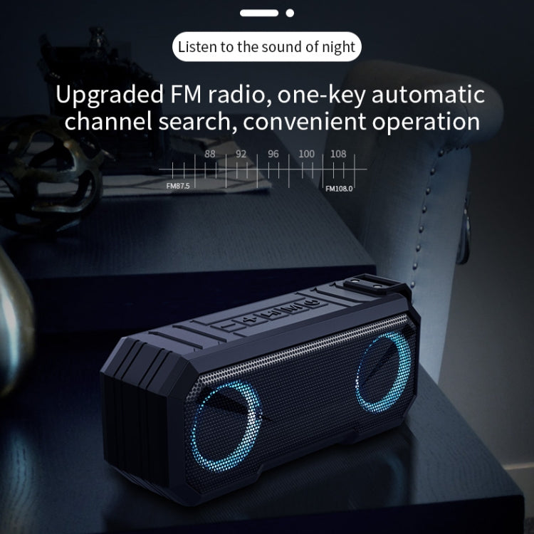 Altoparlante Bluetooth X8 con Subwoofer e Luce IPX7