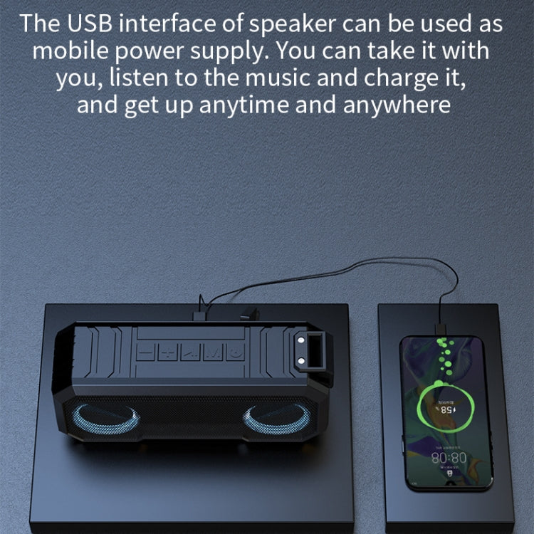 Altoparlante Bluetooth X8 con Subwoofer e Luce IPX7