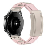 Cinturino per orologio in gomma con fibbia magnetica pieghevole in acciaio inossidabile., 20mm