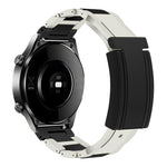 Cinturino per orologio in gomma con fibbia magnetica pieghevole in acciaio inossidabile., 20mm