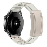 Cinturino per orologio in gomma con fibbia magnetica pieghevole in acciaio inossidabile., 20mm