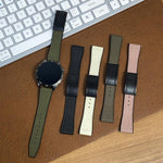 Cinturino per orologio in silicone PU con fibbia magnetica a piega a T., 20mm, 22mm
