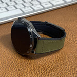 Cinturino per orologio in silicone PU con fibbia magnetica a piega a T., 20mm, 22mm