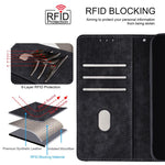Custodia per telefono in similpelle con cuciture a contrasto e protezione RFID., For Galaxy A56 5G, For Galaxy A26 5G, For Galaxy A36 5G, For Galaxy A16 4G / 5G