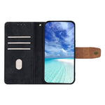 Custodia per telefono in similpelle con cuciture a contrasto e protezione RFID., For Galaxy A05s 4G, For Galaxy A25 5G Global, For Galaxy A24 4G, For Galaxy A04e 4G / M04