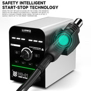 Stazione di dissaldatura e rilavorazione BGA digitale intelligente Luowei HG-01 da 800 W con pistola ad aria calda., HG-01 US Plug
