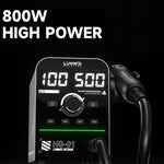 Stazione di dissaldatura e rilavorazione BGA digitale intelligente Luowei HG-01 da 800 W con pistola ad aria calda., HG-01 US Plug