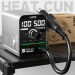 Stazione di dissaldatura e rilavorazione BGA digitale intelligente Luowei HG-01 da 800 W con pistola ad aria calda., HG-01 US Plug