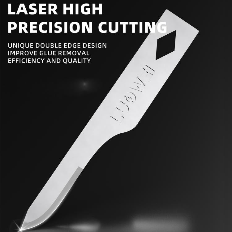 Set di coltelli per la rimozione rapida della colla e dei circuiti integrati della CPU della scheda madre LUOWEI LW-K1 4 in 1, LW-K1