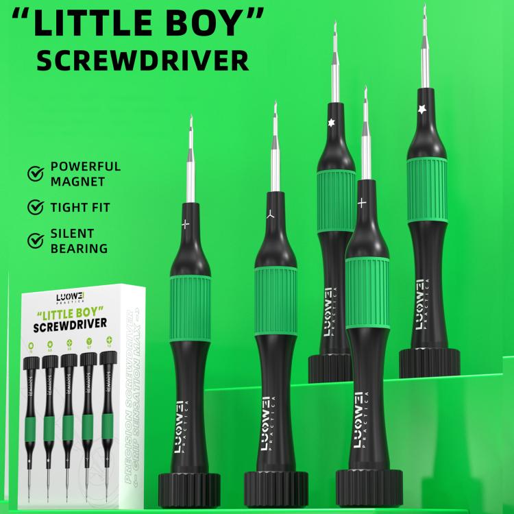 Set di cacciaviti magnetici in lega con cuscinetti lisci LUOWEI LITTLE BOY, LITTLE BOY