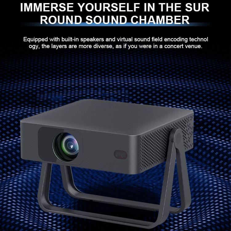 N5-A 1280x720P LCD Smart HD Projector, US Plug, UK Plug, AU Plug, EU Plug