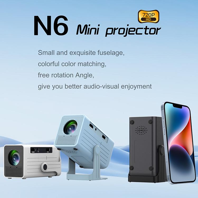 Mini proiettore smart N6 1280x720P Android 11.0