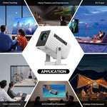 Mini proiettore smart N6 1280x720P Android 11.0