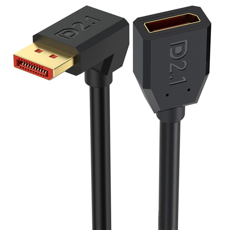 52Gbps 16K 30Hz DisplayPort Extension Adapter Cable, Length: 15cm, DP2.1 Male to DP2.1 Female Straight, DP2.1 Male to DP2.1 Female Upper Elbow, DP2.1 Male to DP2.1 Female Down Elbow, DP2.1 Male to DP2.1 Female Left Elbow��������������������������������...