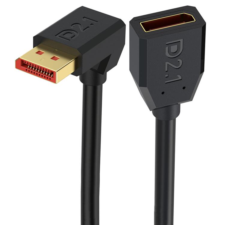52Gbps 16K 30Hz DisplayPort Extension Adapter Cable, Length: 50cm, DP2.1 Male to DP2.1 Female Straight, DP2.1 Male to DP2.1 Female Upper Elbow, DP2.1 Male to DP2.1 Female Down Elbow, DP2.1 Male to DP2.1 Female Left Elbow��������������������������������...