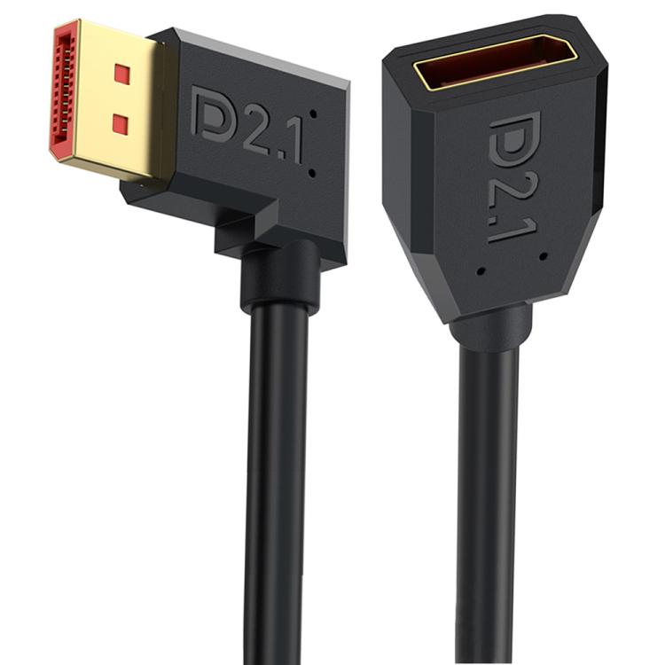 52Gbps 16K 30Hz DisplayPort Extension Adapter Cable, Length: 50cm, DP2.1 Male to DP2.1 Female Straight, DP2.1 Male to DP2.1 Female Upper Elbow, DP2.1 Male to DP2.1 Female Down Elbow, DP2.1 Male to DP2.1 Female Left Elbow��������������������������������...